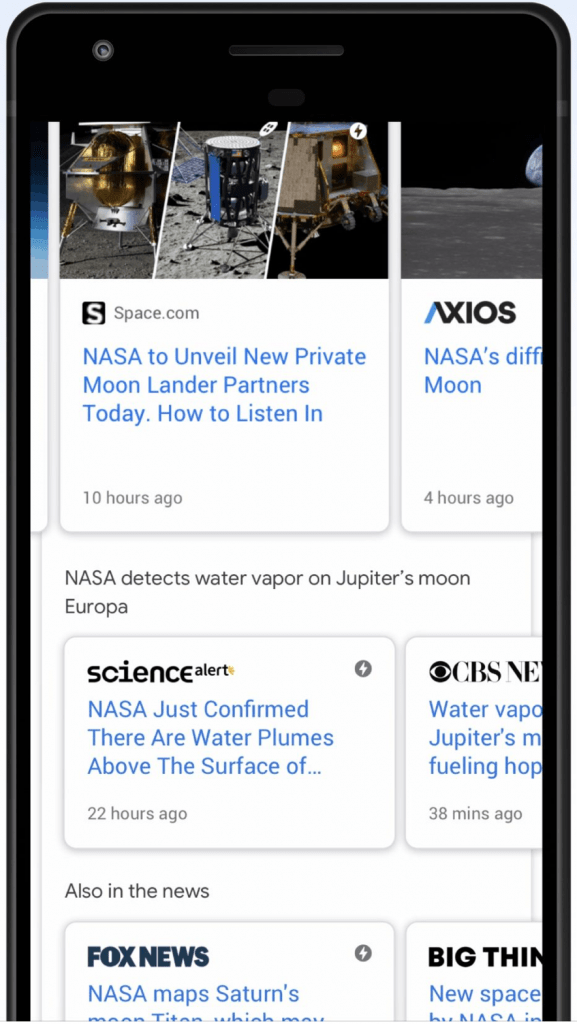 Google has started using BERT to generate top stories in the SERPs after