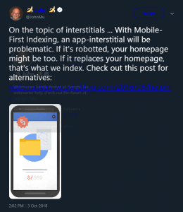 Google May Rank App Interstitials Instead Of Your Website’s Homepage