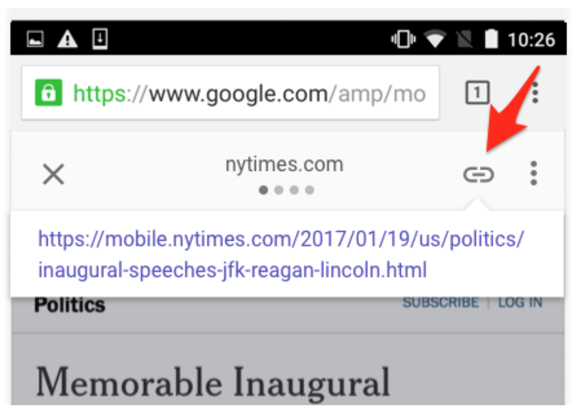 Publisher’s URLs for AMP